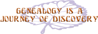 Genealogy is a Journey of Discovery logo
